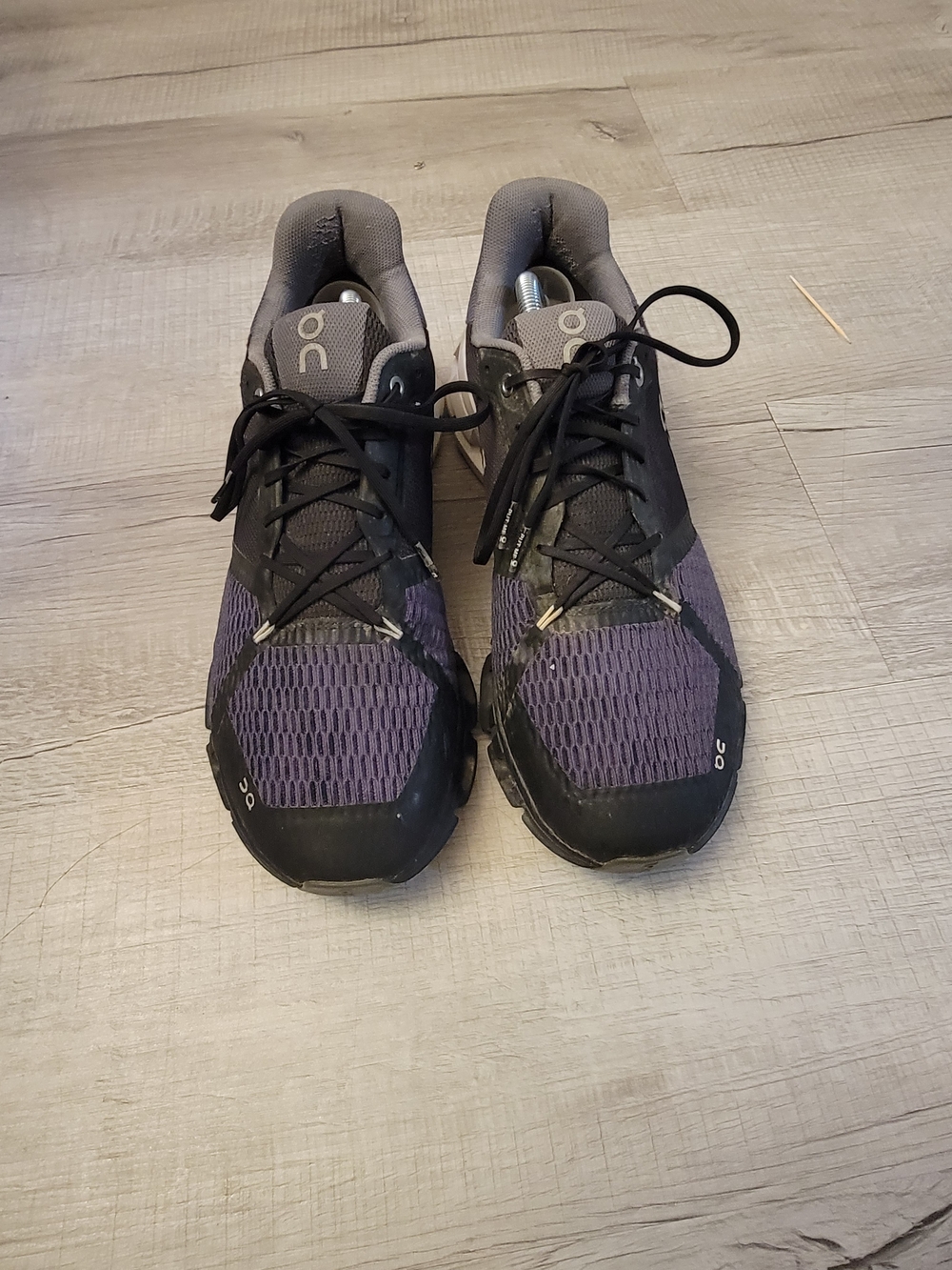On Running Men's Sneakers in Purple and Black